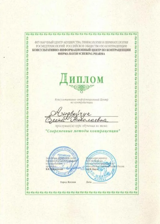 Современные методы контрацепции