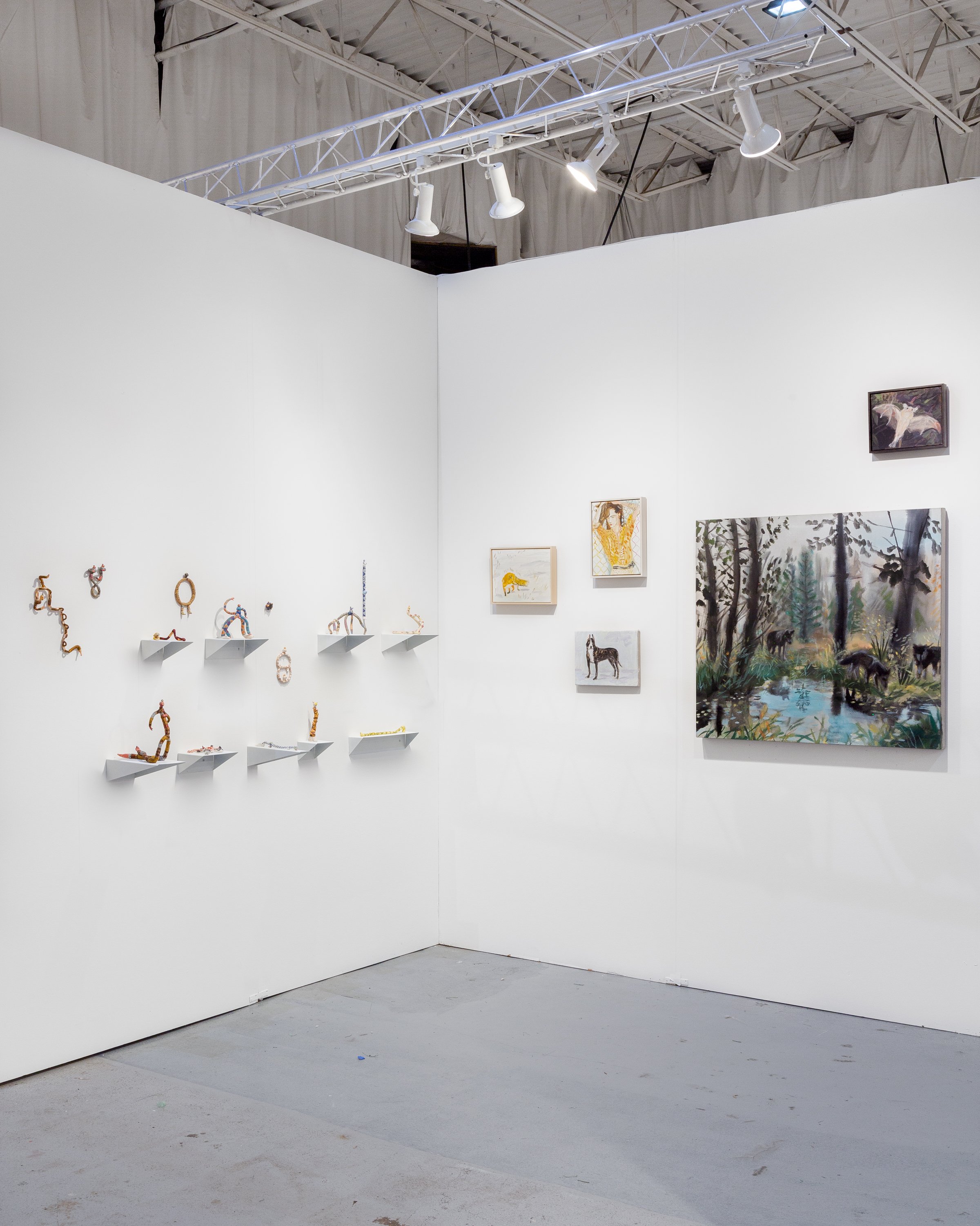 NADA Miami, two-person booth with Goldfinch Gallery
