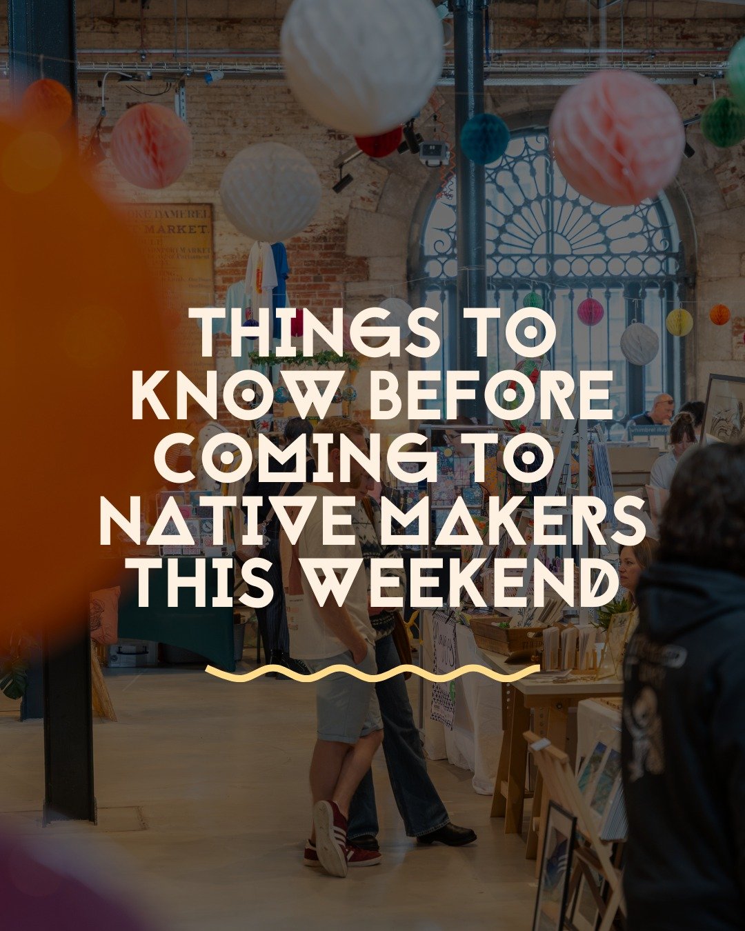 A few things to help make your visit the best it can be! 😊

If you have any questions about the weekend, please feel free to drop us a DM or comment below and we will do our best to answer. 💛

⏰ 10am - 4pm
📍 @themarkethalluk 

See you... very soon