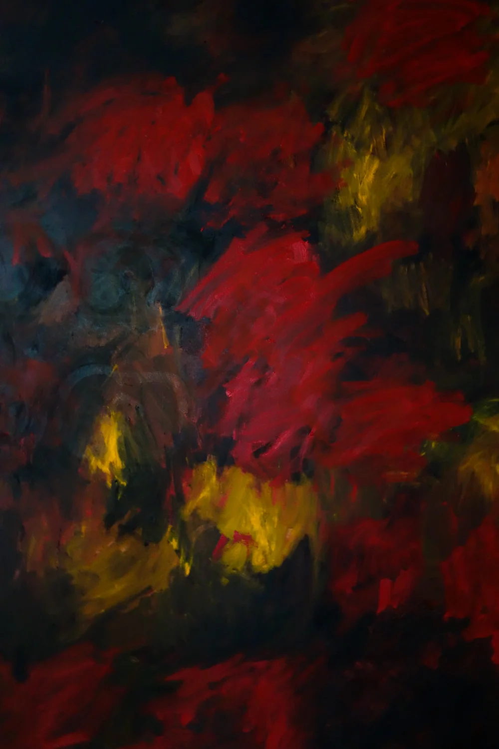   Through The Fire,  2018, oil paint on canvas, 120cm x 150cm 
