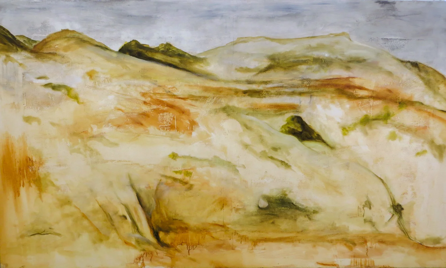   Maslin Beach 2,  2013, oil paint on canvas, 200cm x 115cm 