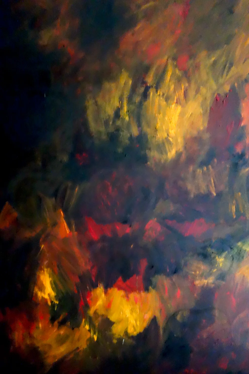   Fire Series 3,  2017, oil paint on canvas, 120cm x 150cm 