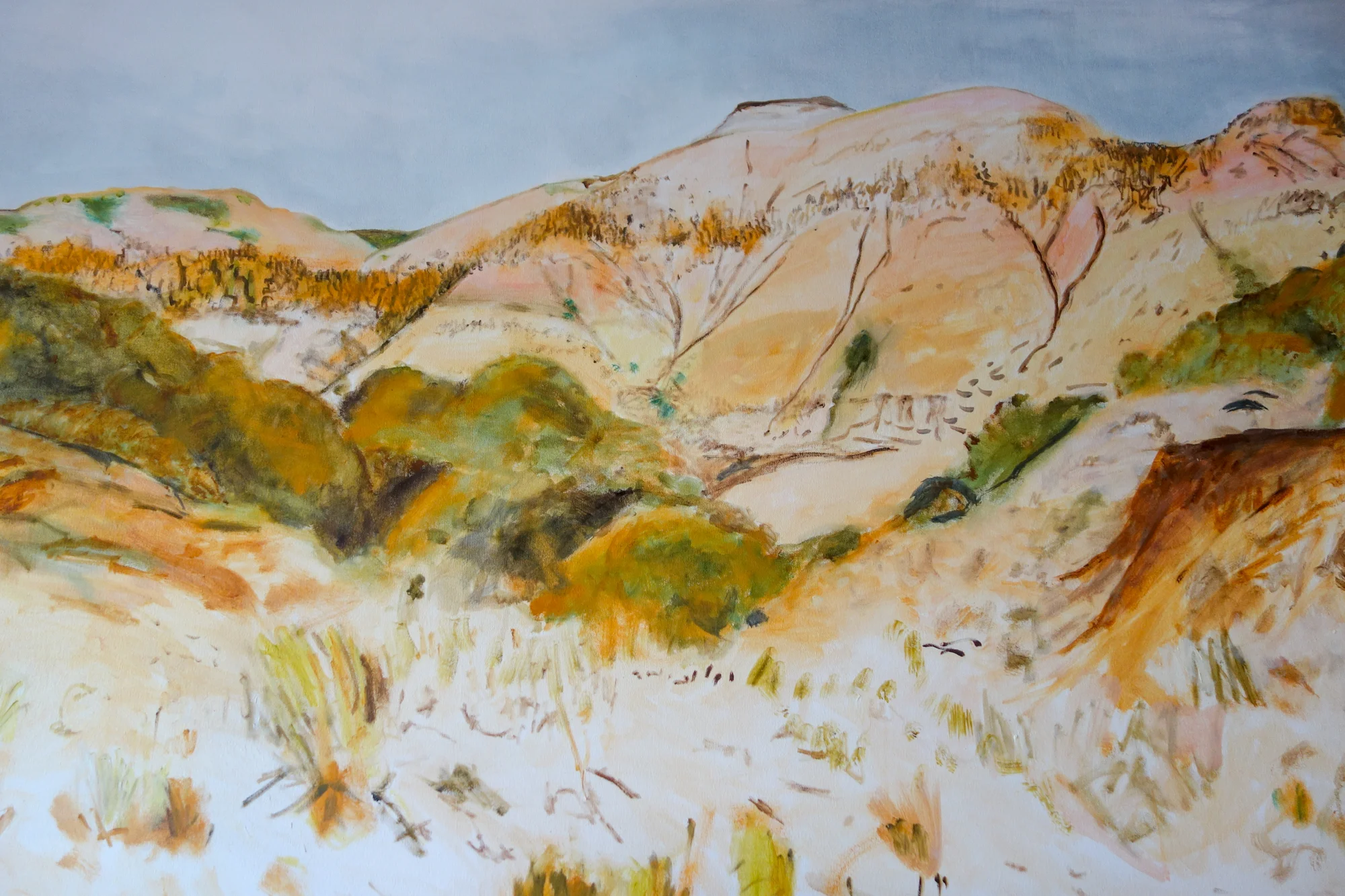   Maslin Beach 1,  2013, oil paint on canvas, 200cm x 115cm 