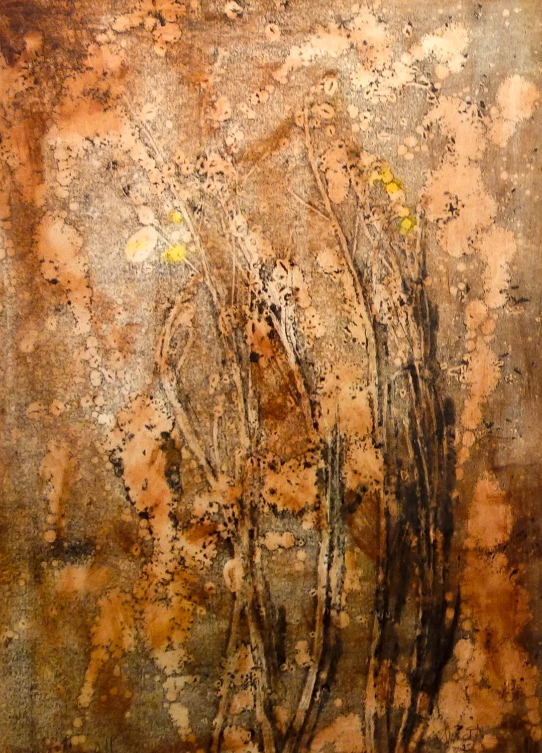   Foliage 4,  2015, monotype, 55.5cm x 75.5cm 
