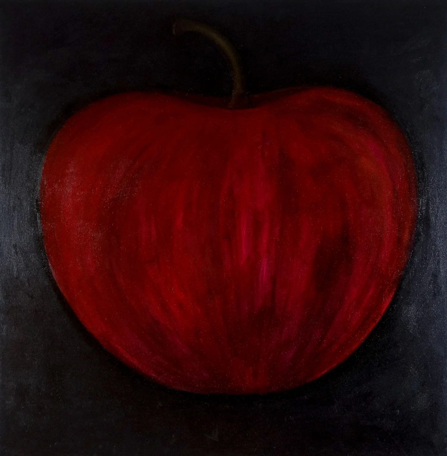   Loving,  2014, oil paint on canvas, 101.5cm x 104.5cm 