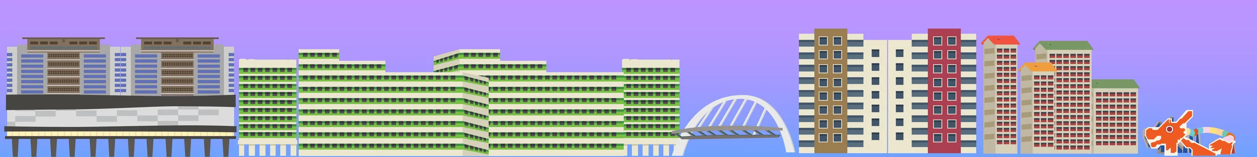 Singapore HDB Vectors