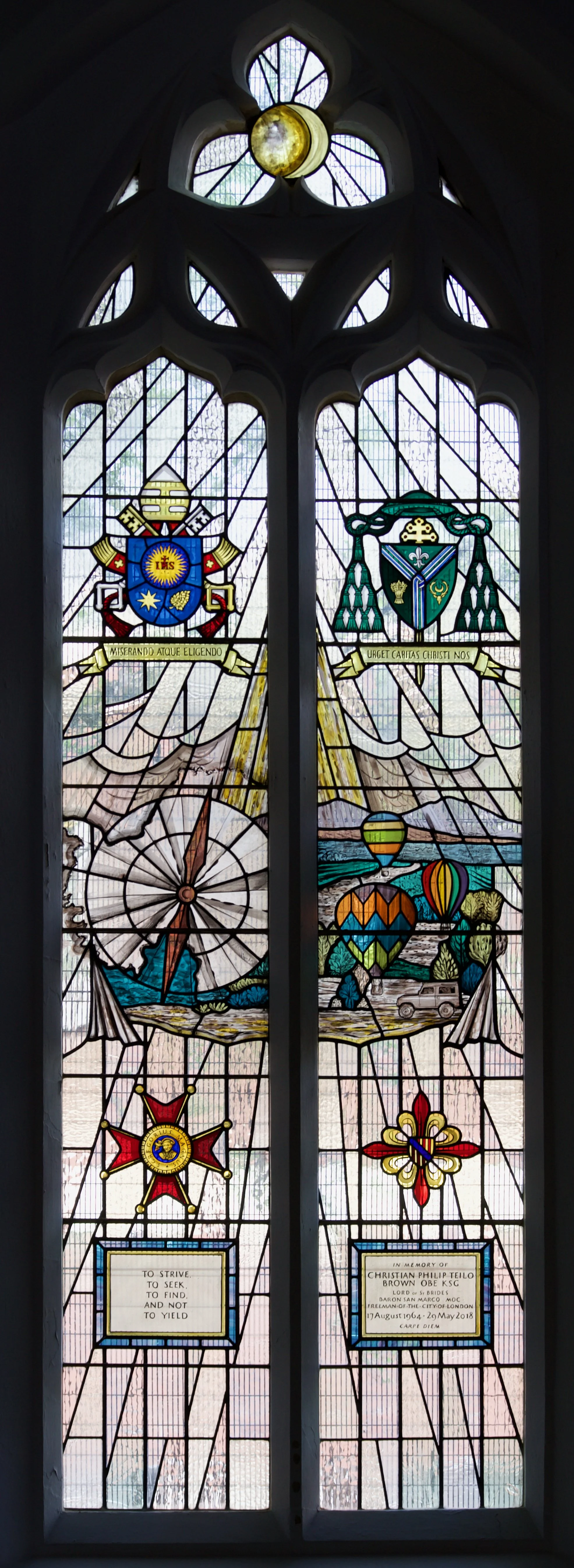 Christian Brown Memorial Window — Ryan Stained Glass