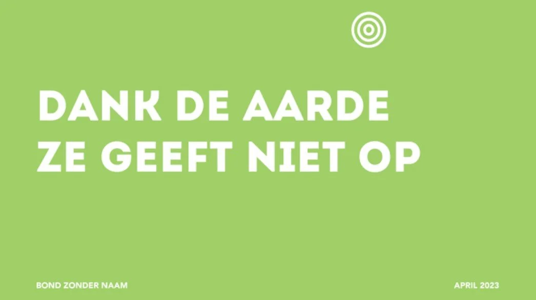 📖 Dank de aarde, ze geeft niet op!