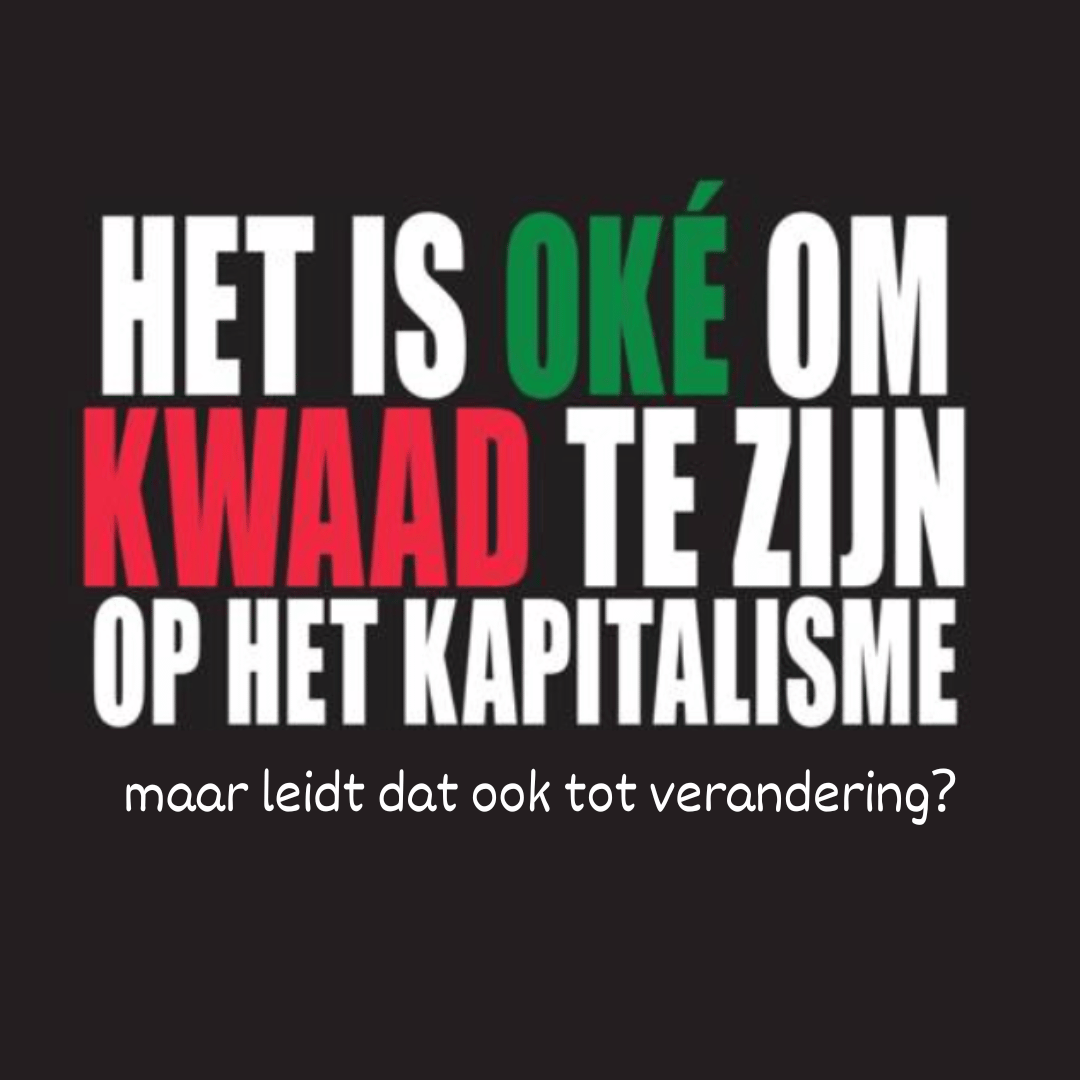 📖 Het is oké om kwaad te zijn op het kapitalisme, maar leidt dat ook tot verandering?