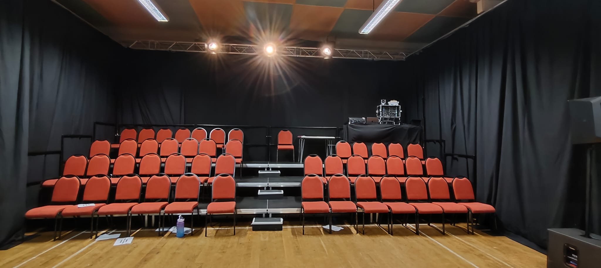 Staging also built for audience.