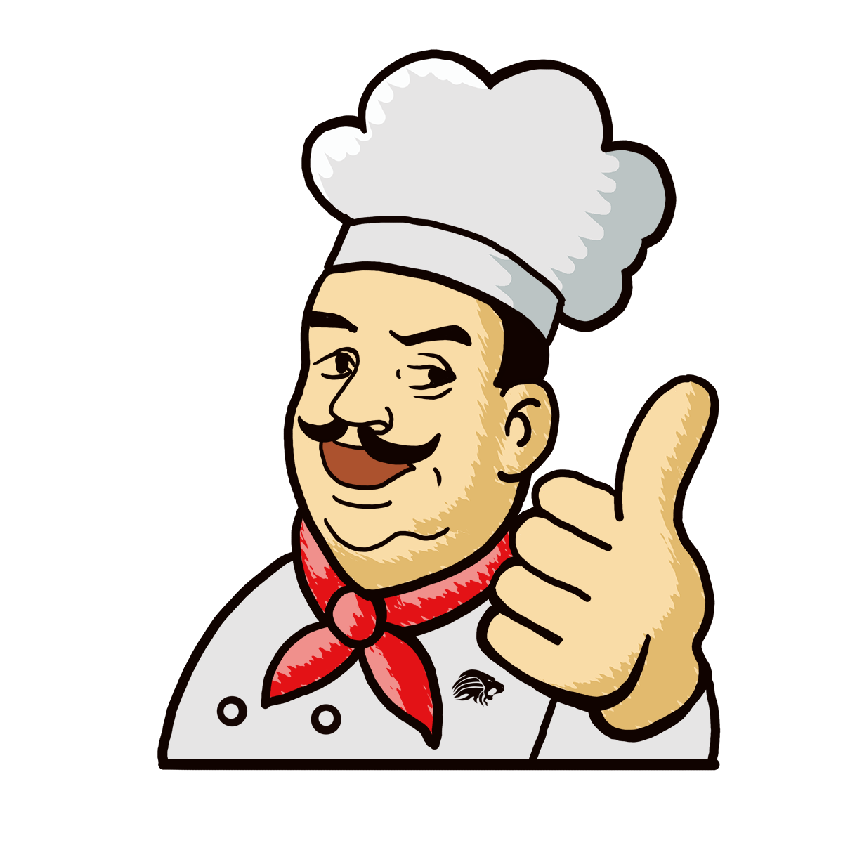 Повар векторная картинка