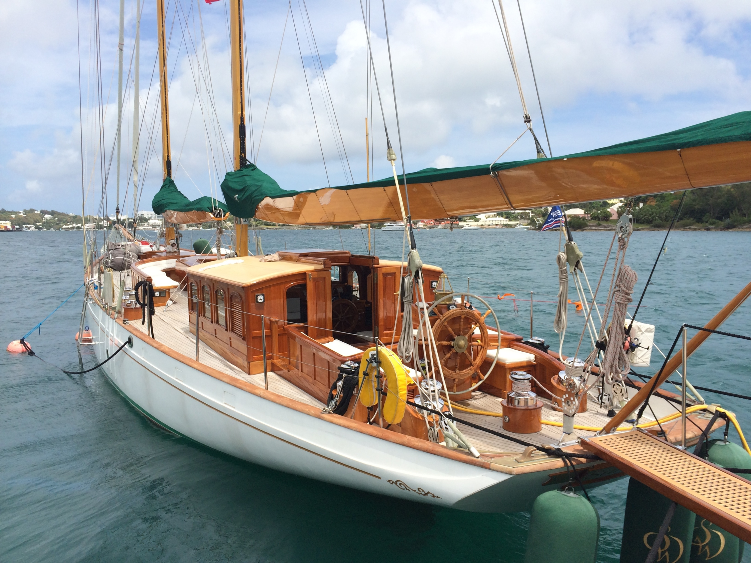   SUMMERWIND  - 100’ Alden Design Schooner, GMT Pocket Booms and Rig 