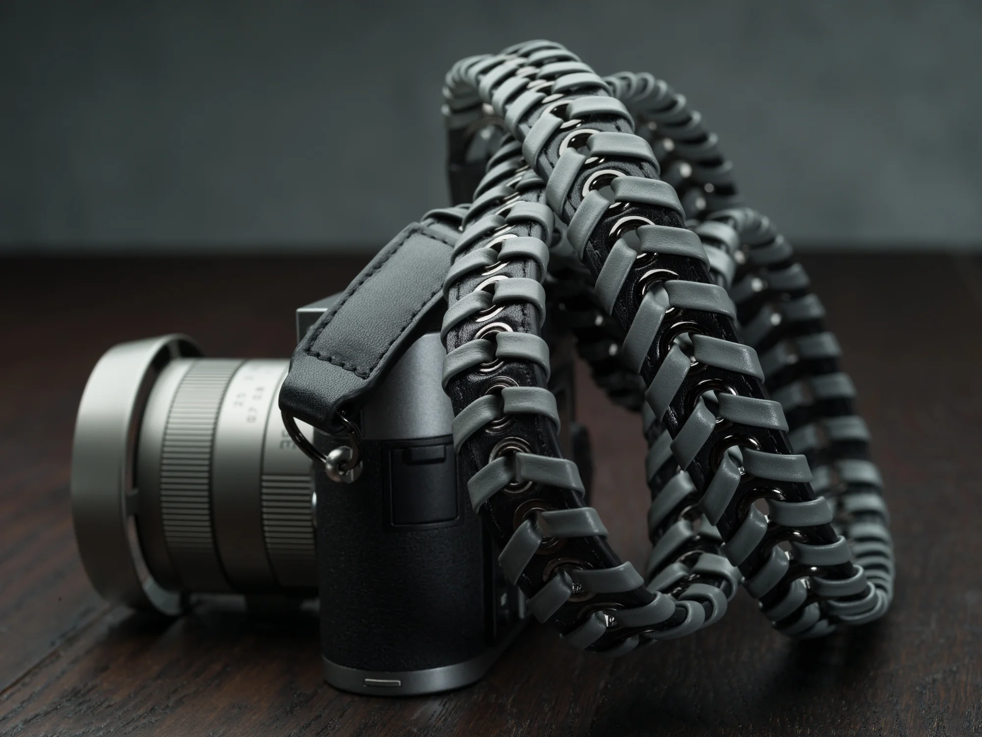 Designer Fashion luxury leather Napa camera strap leica sony fuji