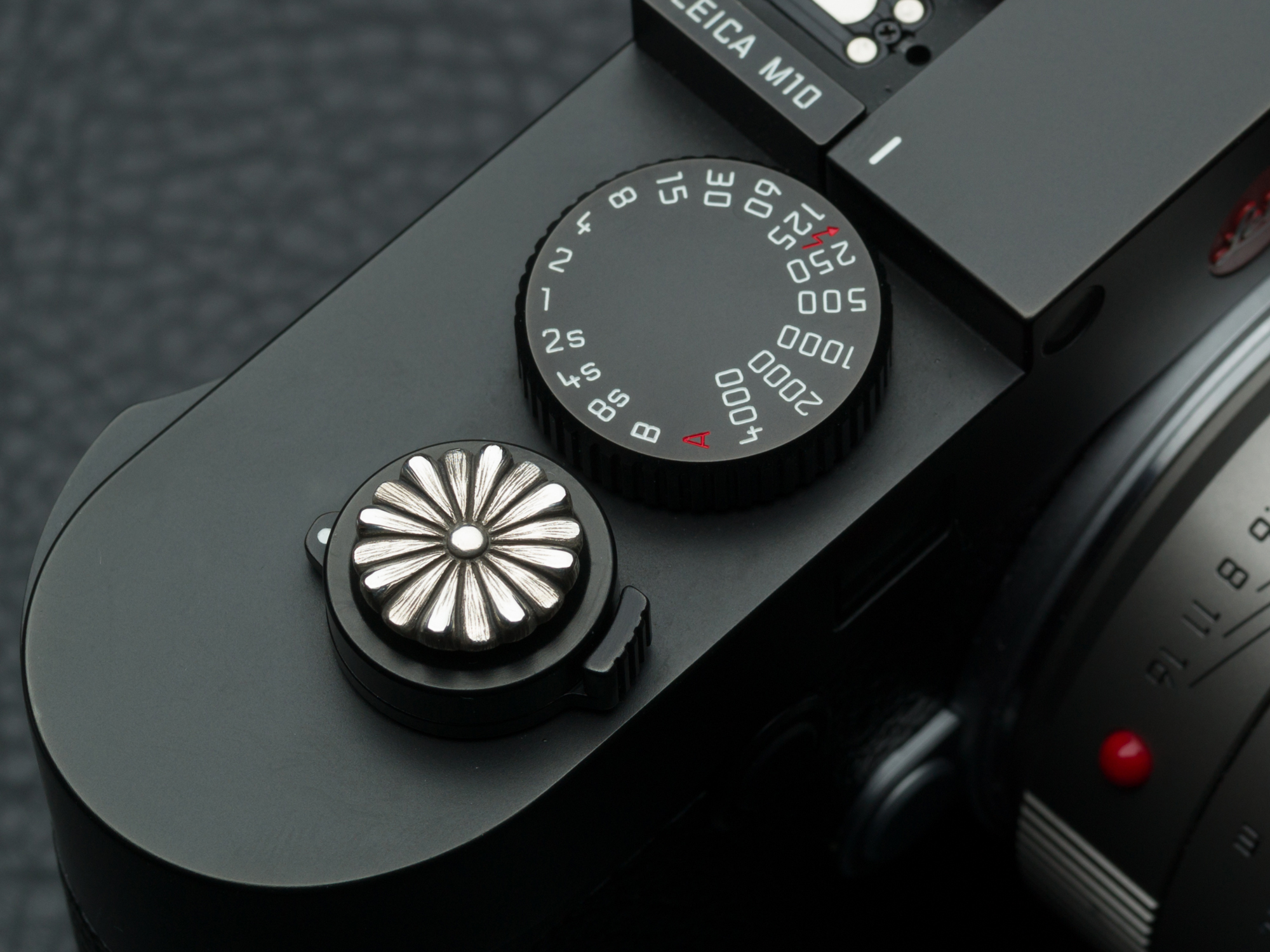 Jay Tsujimura Kiku Sterling Silver Shutter Button for M10 and M240 Cameras