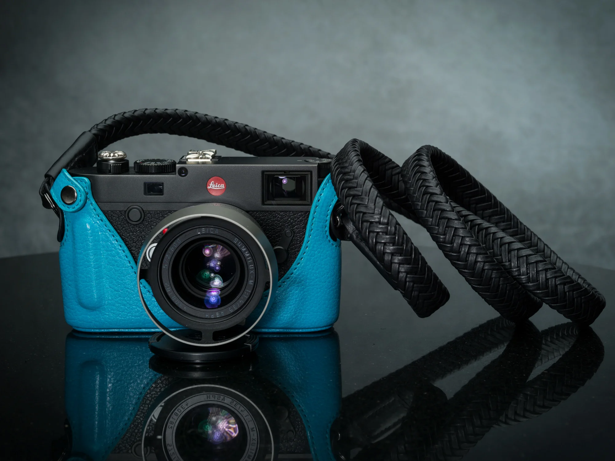 Custom Blue Half Case