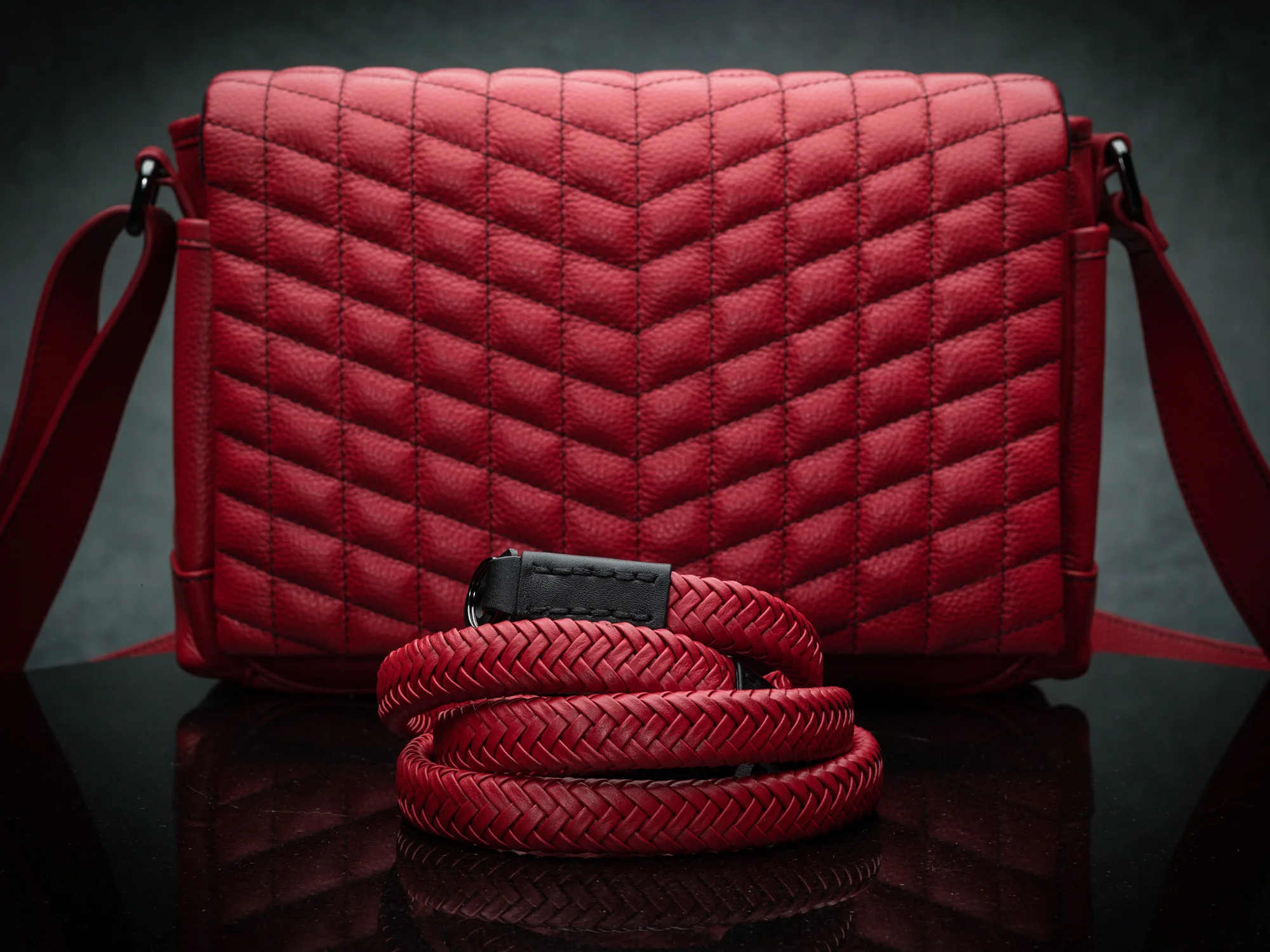 Vi Vante Customization of Matador Leather Camera Strap for VIP