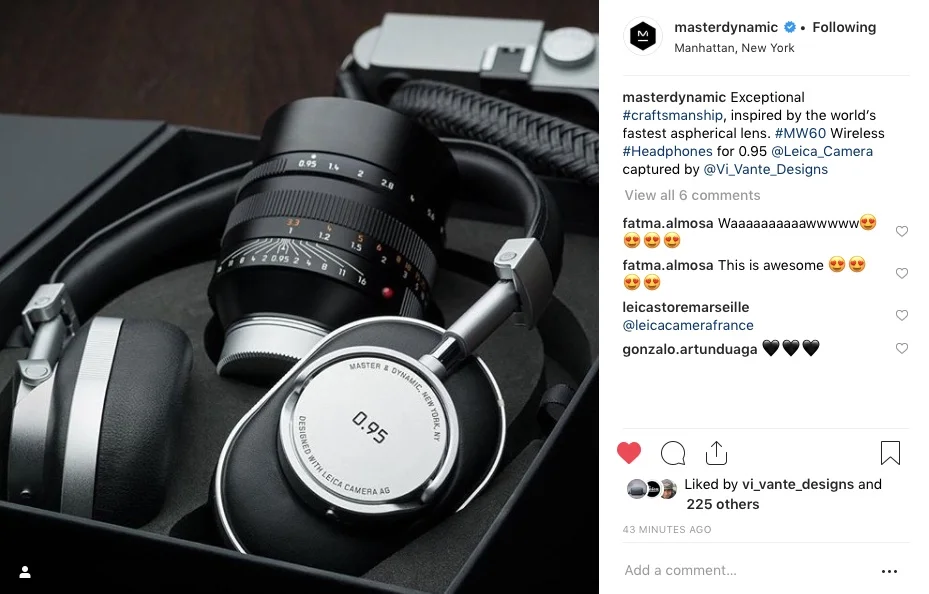 Master &amp; Dynamic .95 Edition MW60 Features our product photo =)
