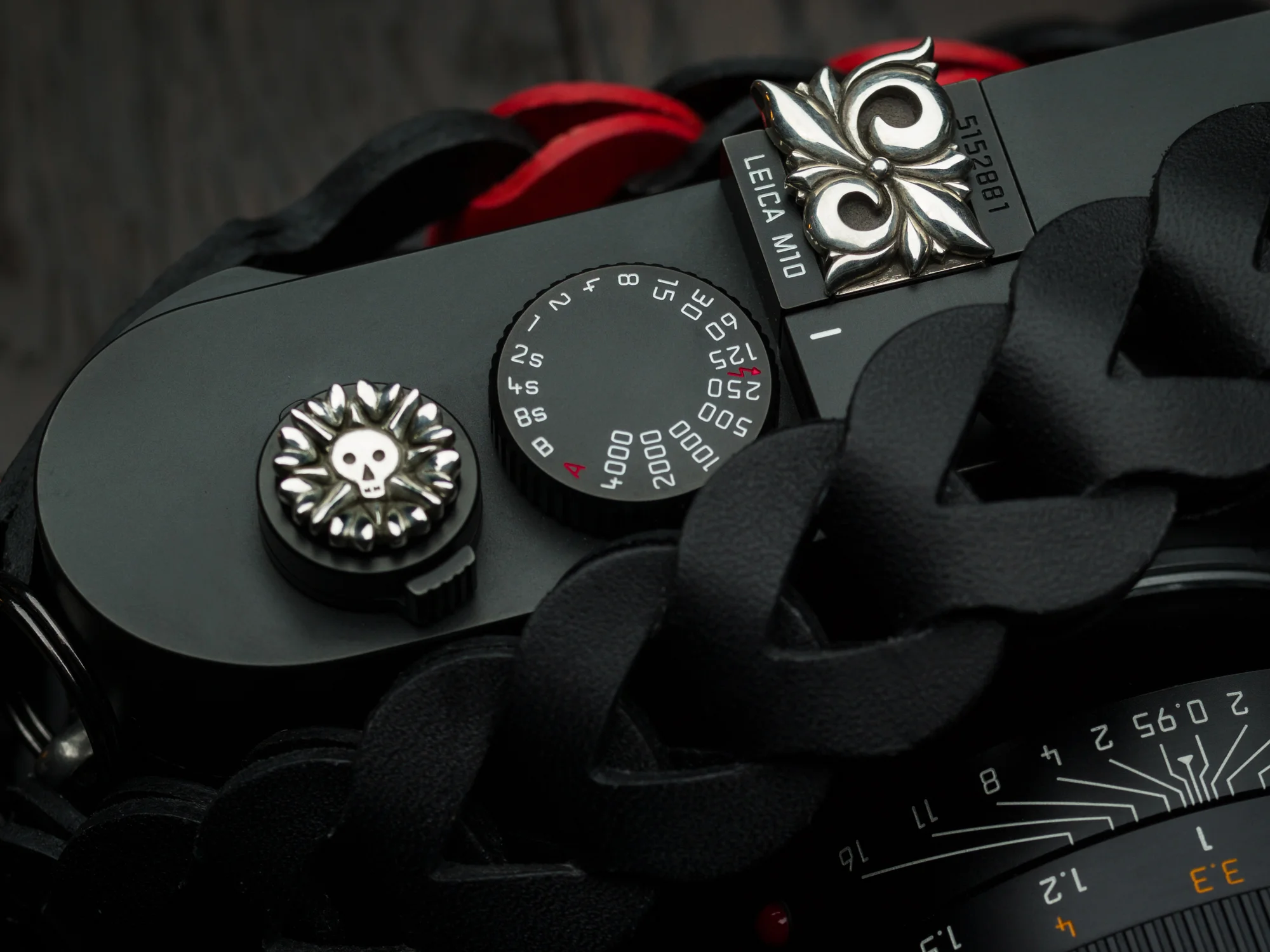 Jay Tsujimura Silver Treasure Shutter Button For Leica