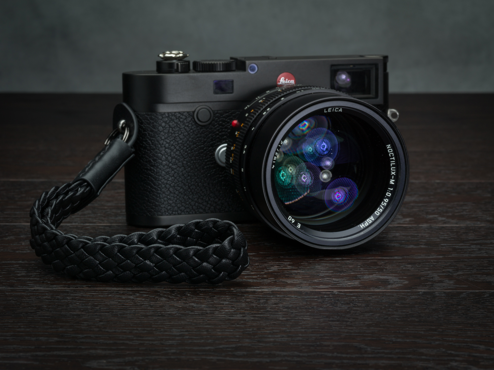 luxury, leather, braided, wrist strap, leica, m10, m240, M9, Q, Q2, vivante, noctilux, black