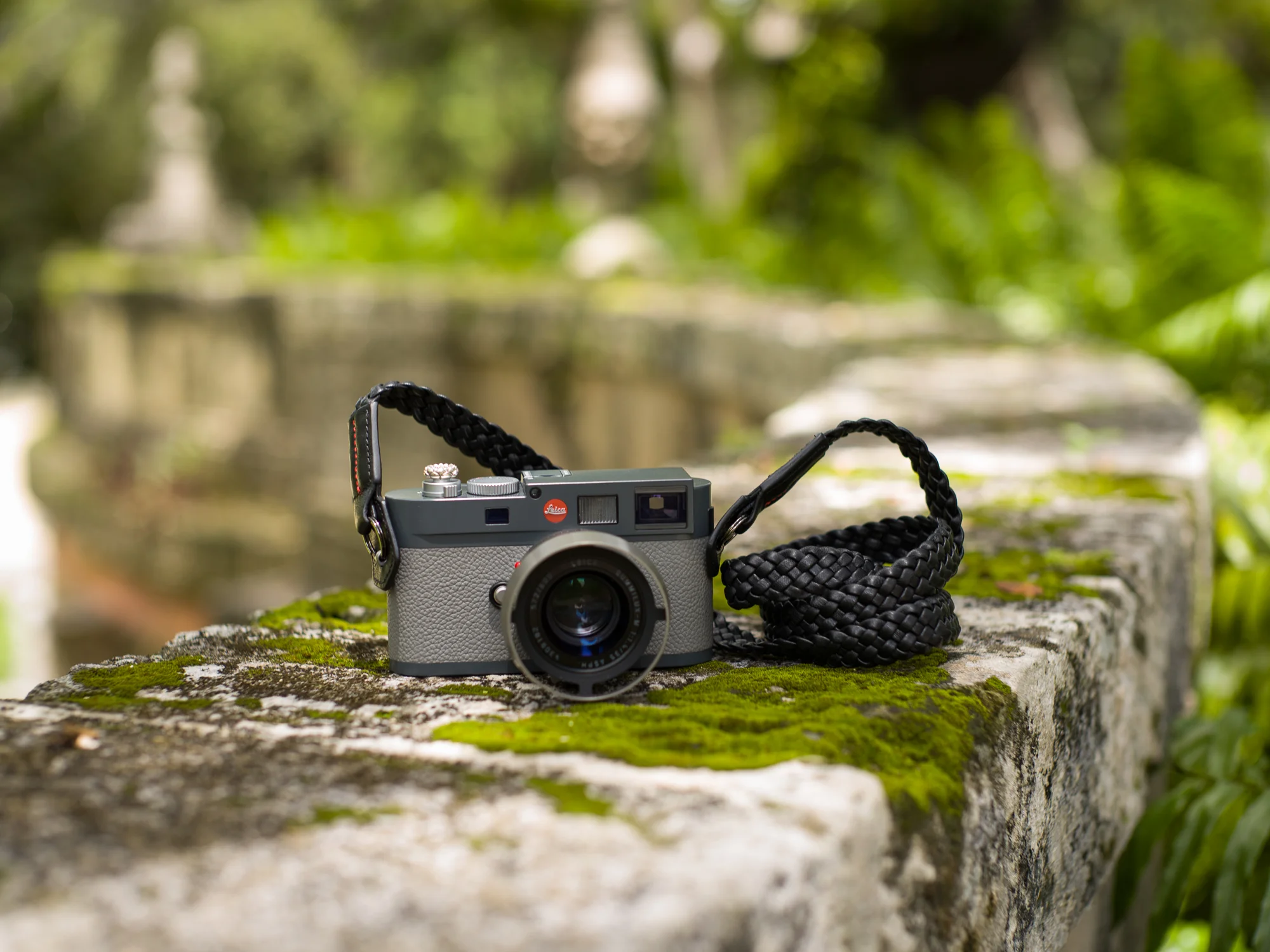 Lambskin Leather Braided Camera Strap