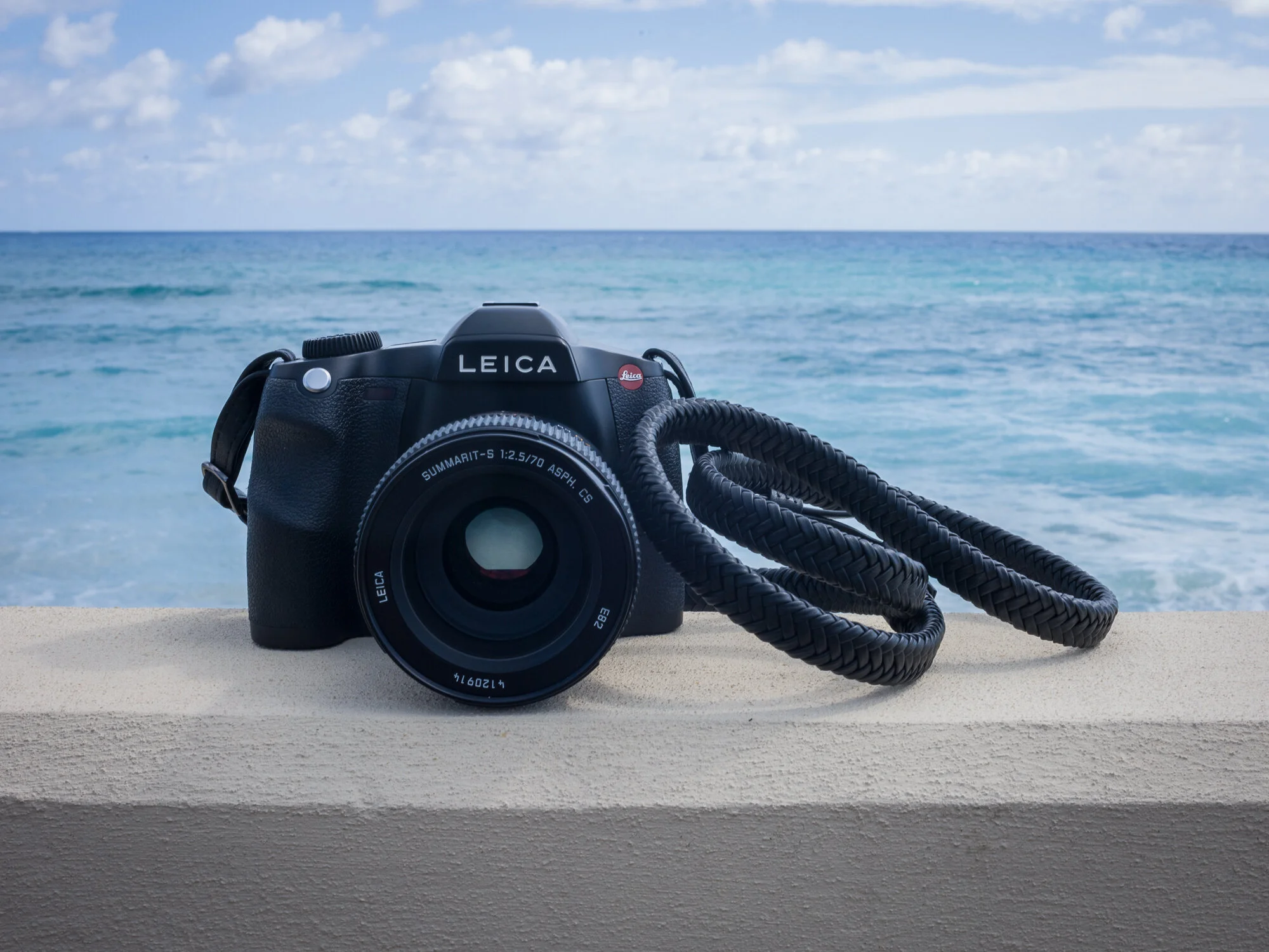 Vi Vante Leather braided Camera Strap matador leica s2.jpg