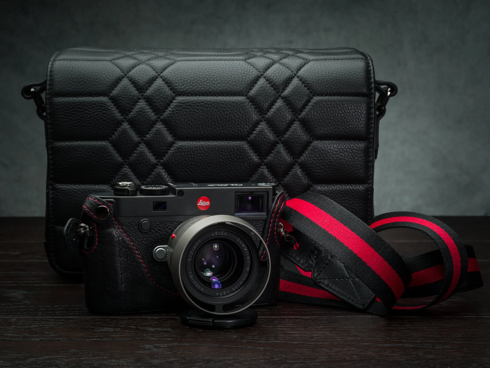 Pegasus Leather Quilted Camera Bag Regent Strap.jpg