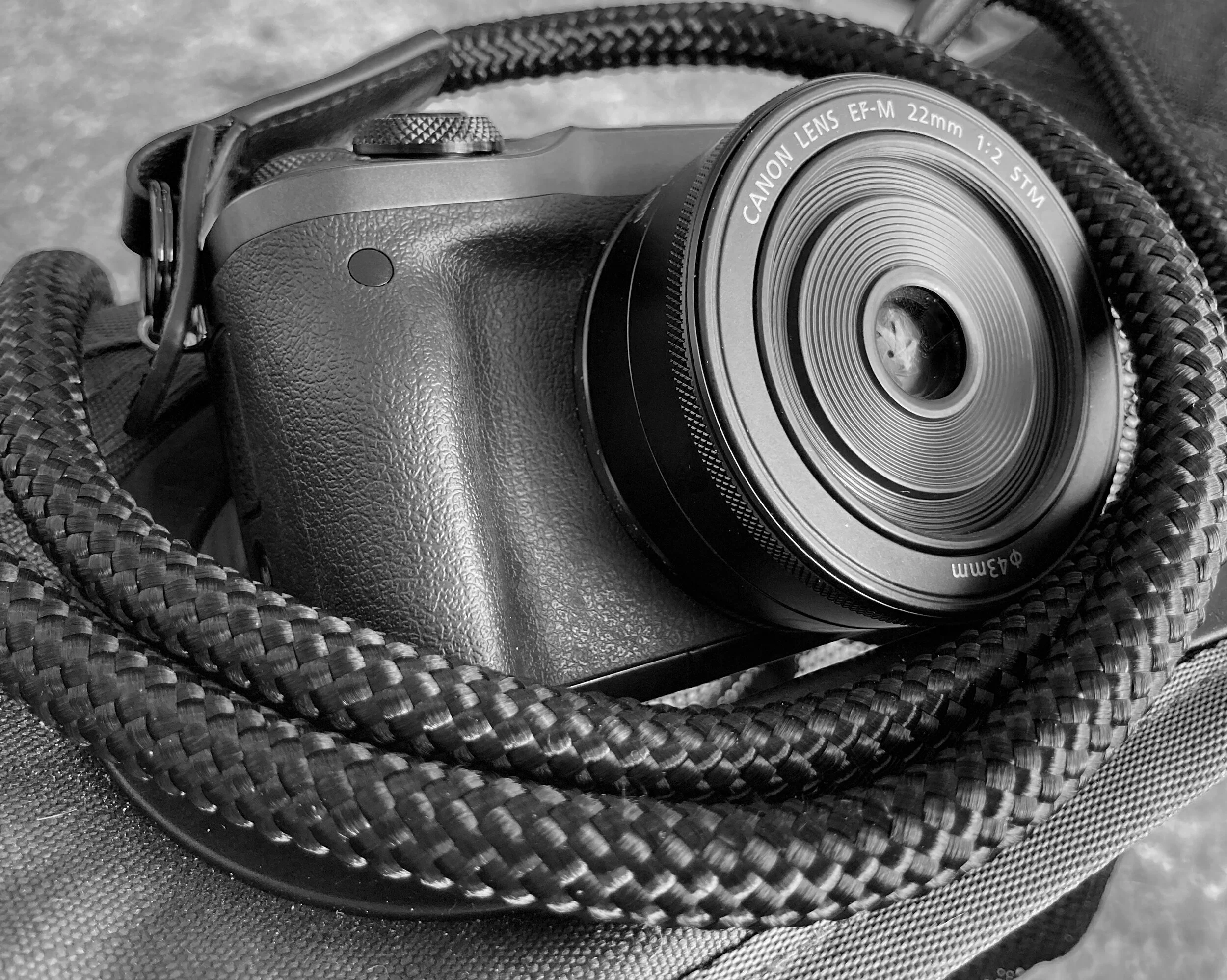 Proof the Best Camera is the one that's with you; product shot with iPhone SE of the CLIFFHANGER Rope Strap