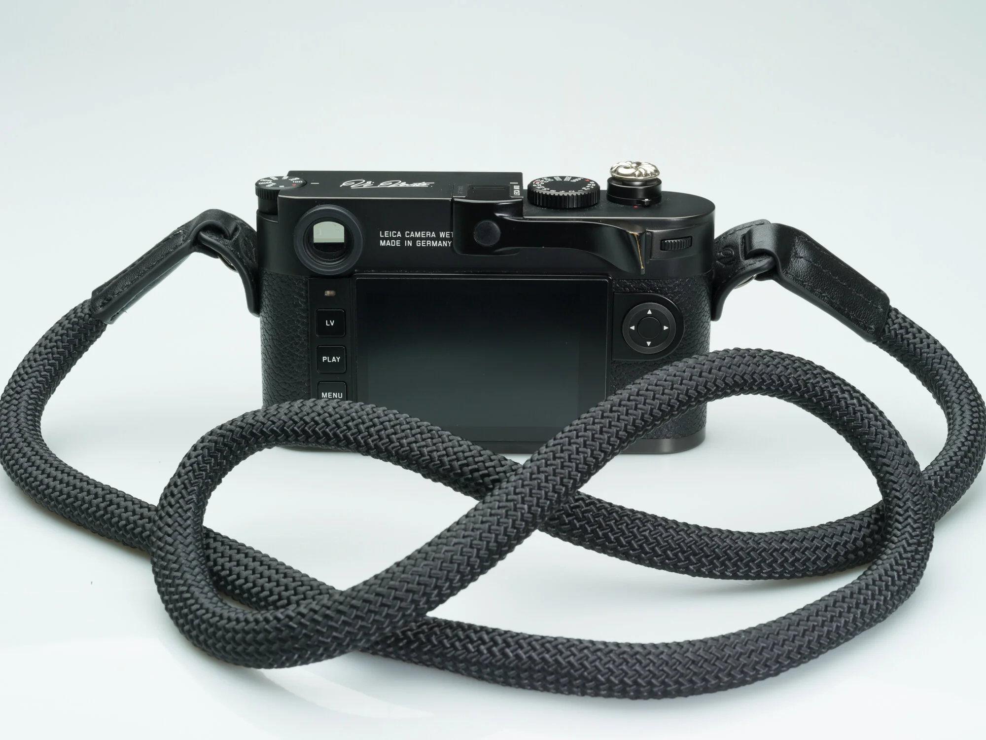 Vi vante Sheetline Evolution Black White Stitch Rope Camera Strap 6.jpg
