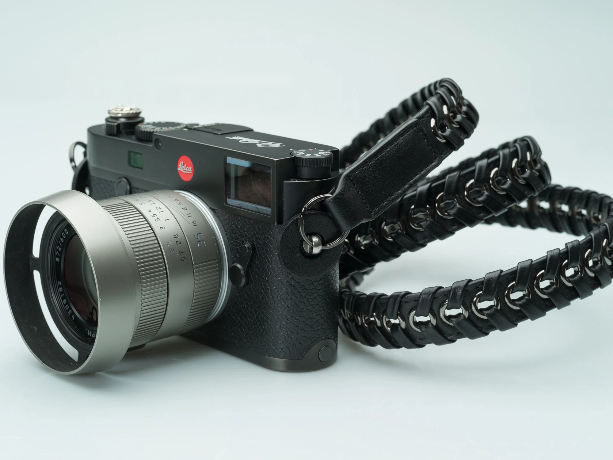 Leica camera side protection circles leather