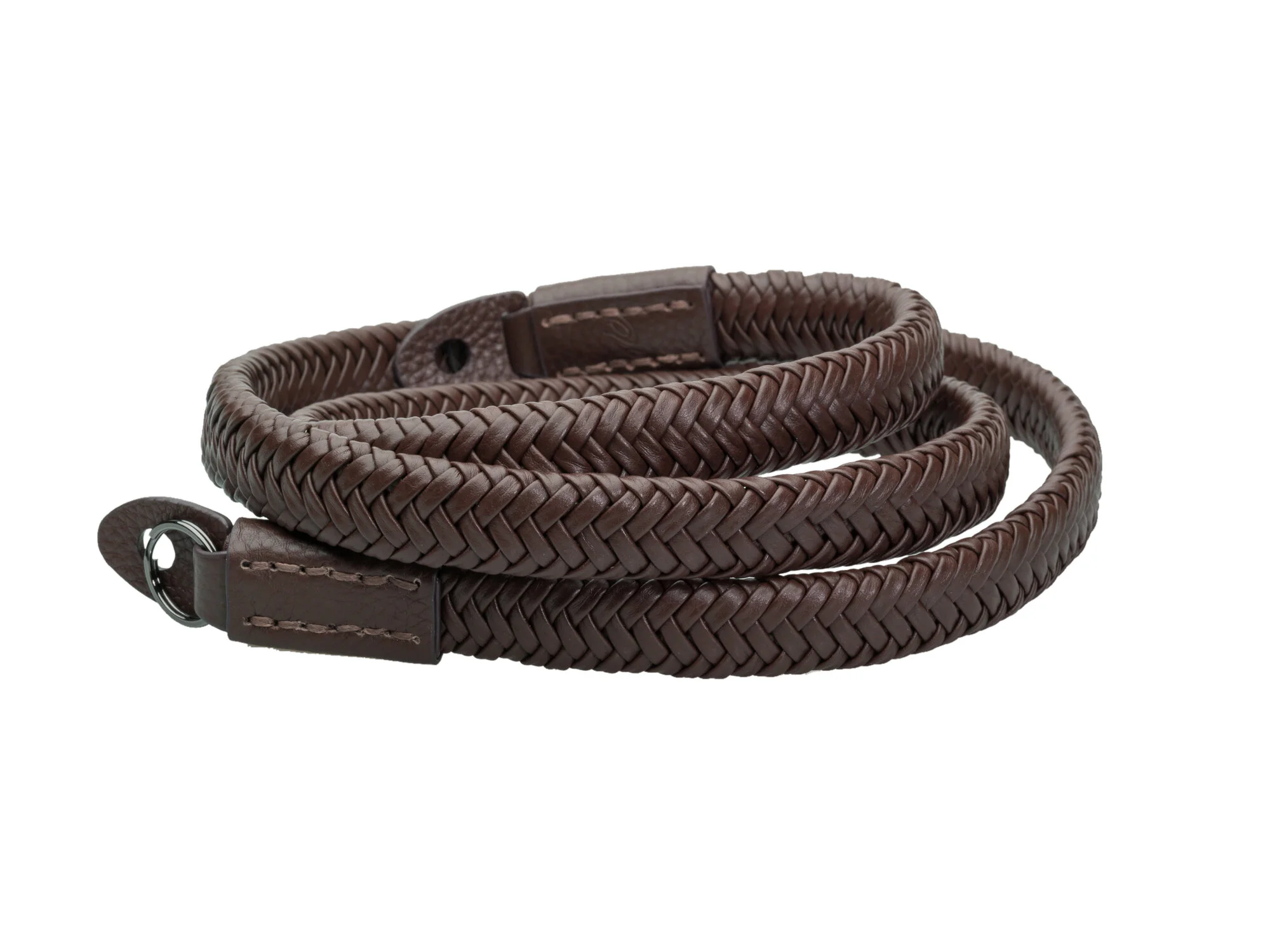 Vi Vante matador brown leather braided camera strap.jpg