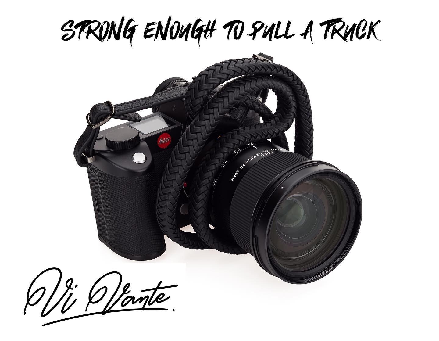 &ldquo;The Matador Noir,&rdquo;&amp; &ldquo;Matador SL.&rdquo; Strong Enough to Pull a truck; refined for your camera. 12 strands of leather braided over an additional safety strap. Two styles to choose for slotted or keyring mounts. Visit Vi-Vante.c