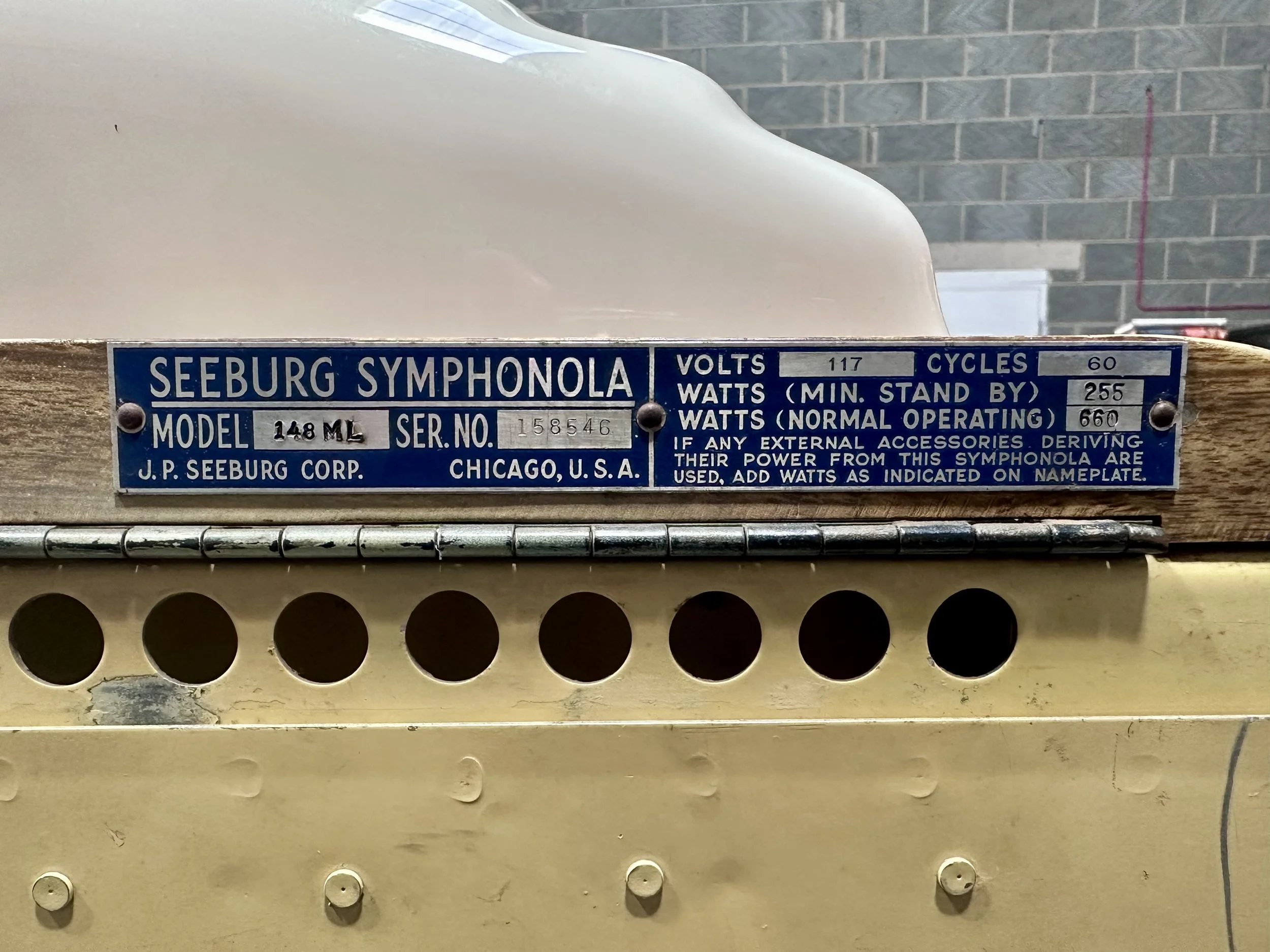 Seeburg Symphonola Jukebox ML 148 — Rehab²