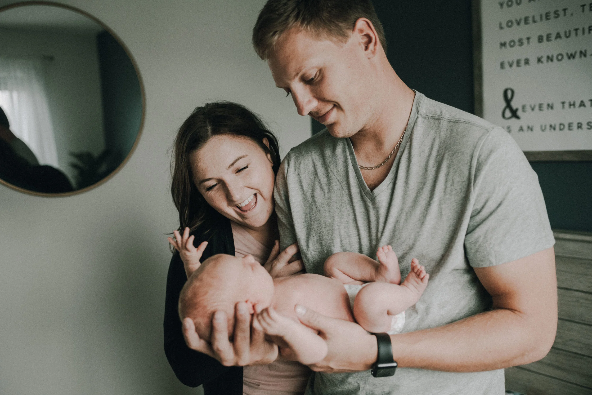 In Home Newborn Session | Little Miss Haddie