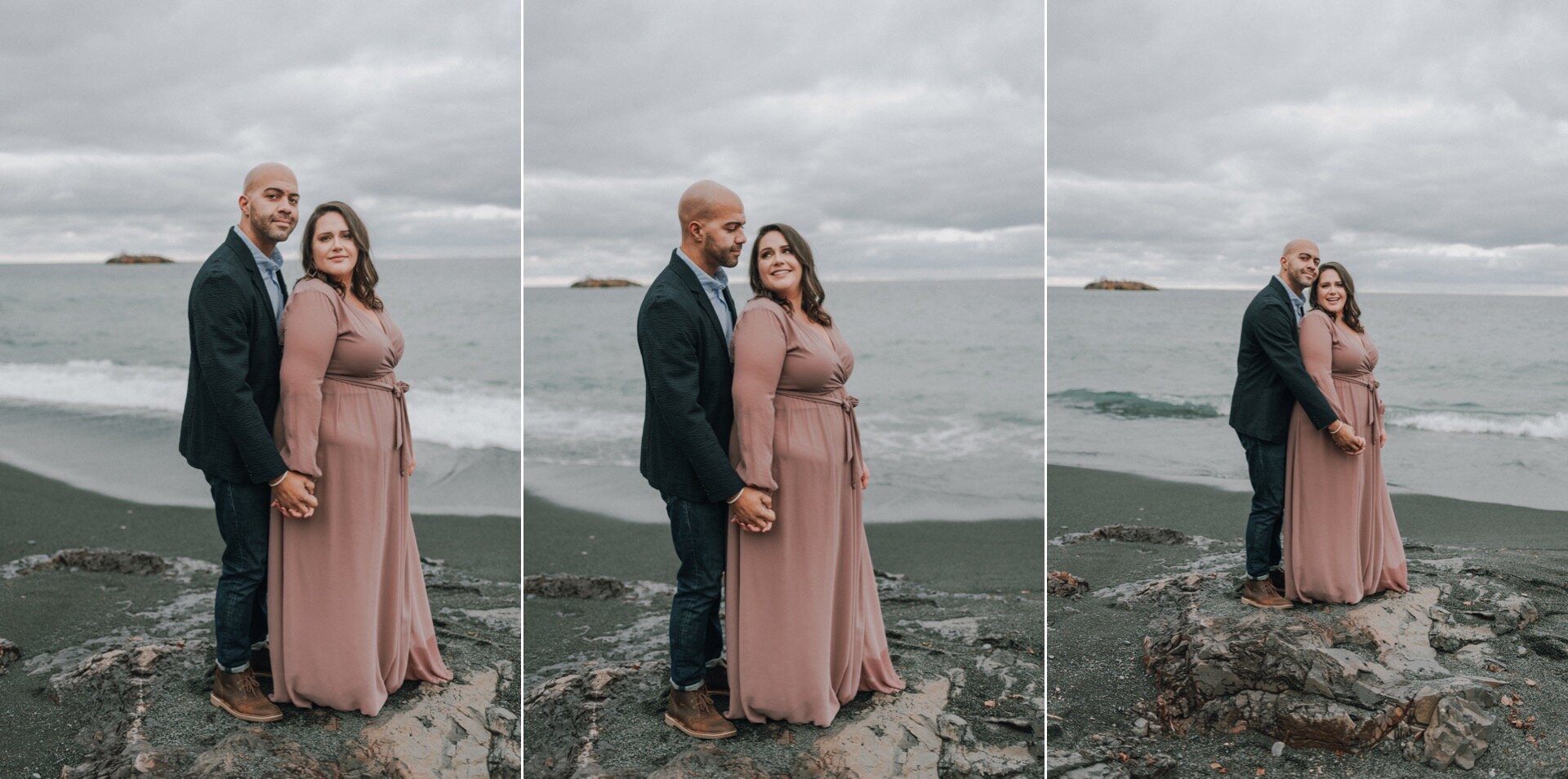  Black Beach Engagement Session, Moody Engagement Session, Adventure Engagement, Minneapolis Engagement Photographer 