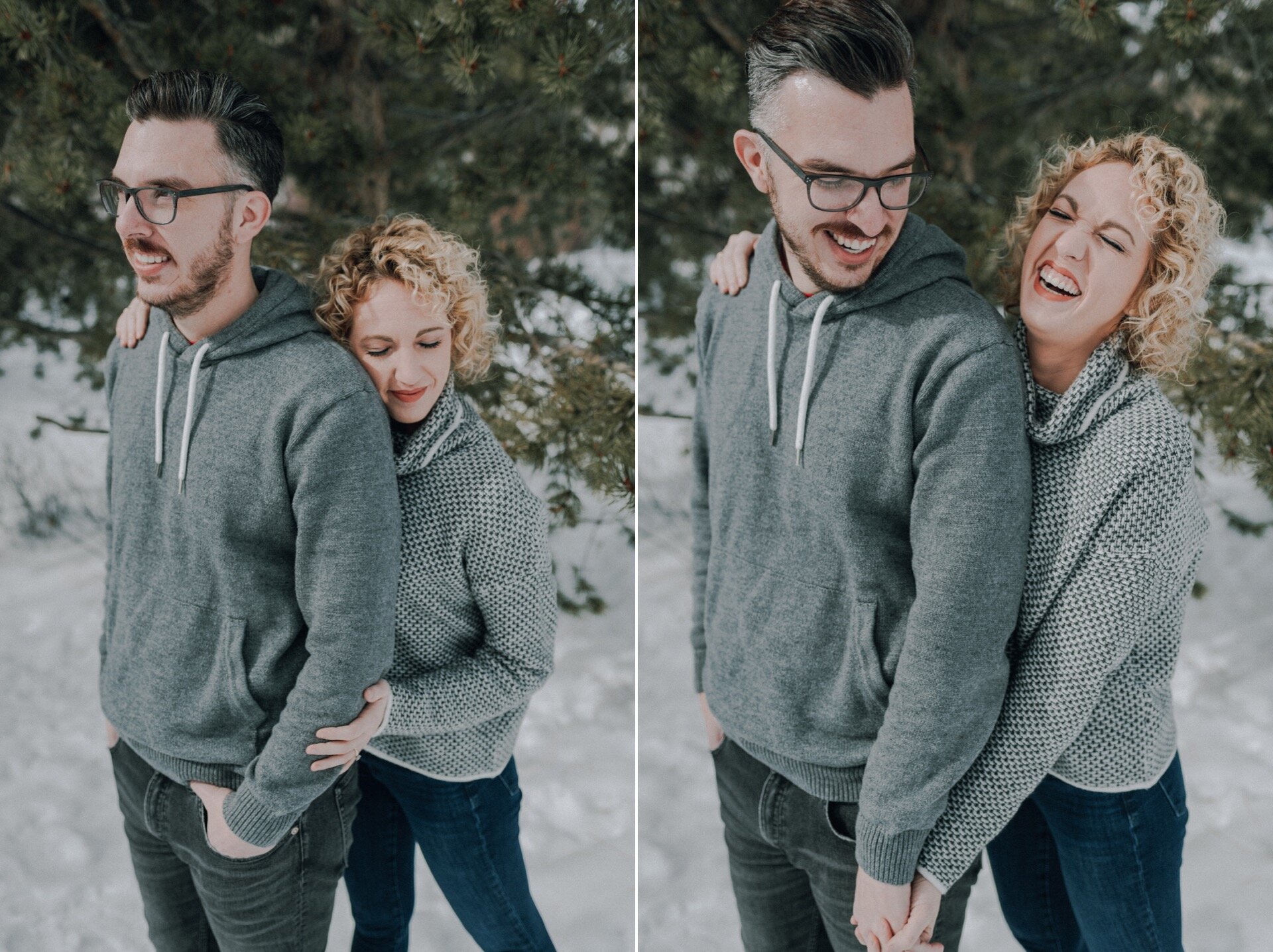 Snowy Mountain Engagement | Colorado Wedding Photographer | Frisco, Colorado