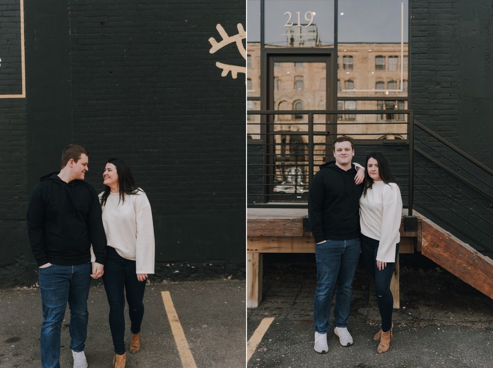 Hewing Hotel North Loop Engagement Session