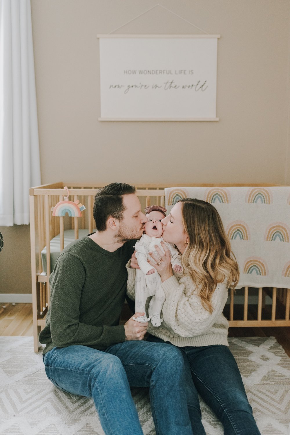 In Home Newborn Session with Baby Olive | St. Louis Park, MN