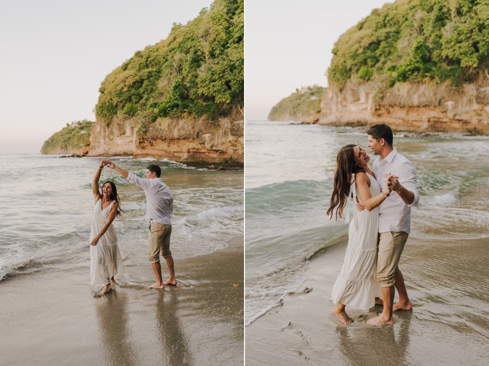 St. Lucia Destination After Wedding Beach Session with Nicole &amp; Joe