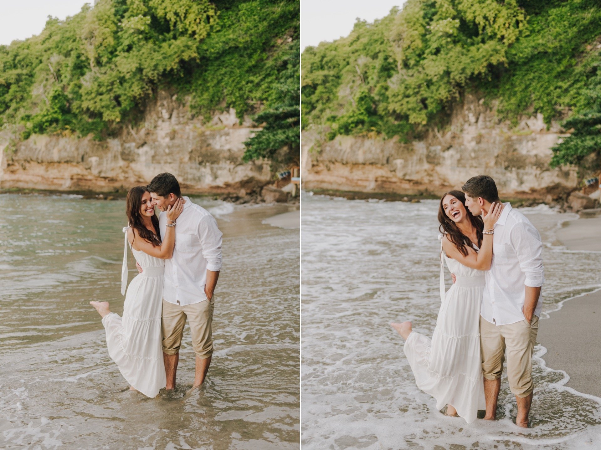 St. Lucia Destination After Wedding Beach Session with Nicole &amp; Joe