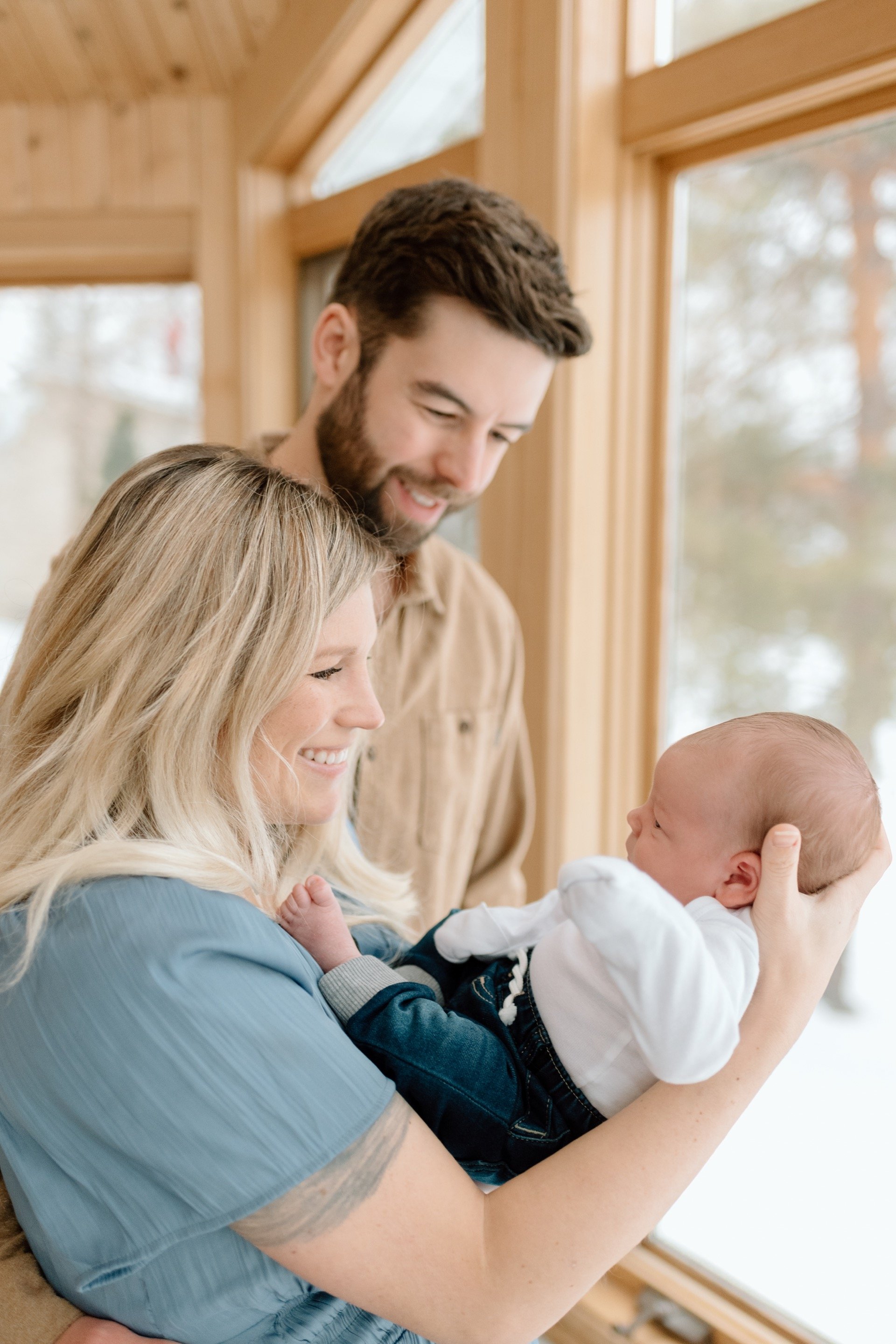 Winter In-home Newborn Session | Minnesota Baby Photographer | Loretto, MN