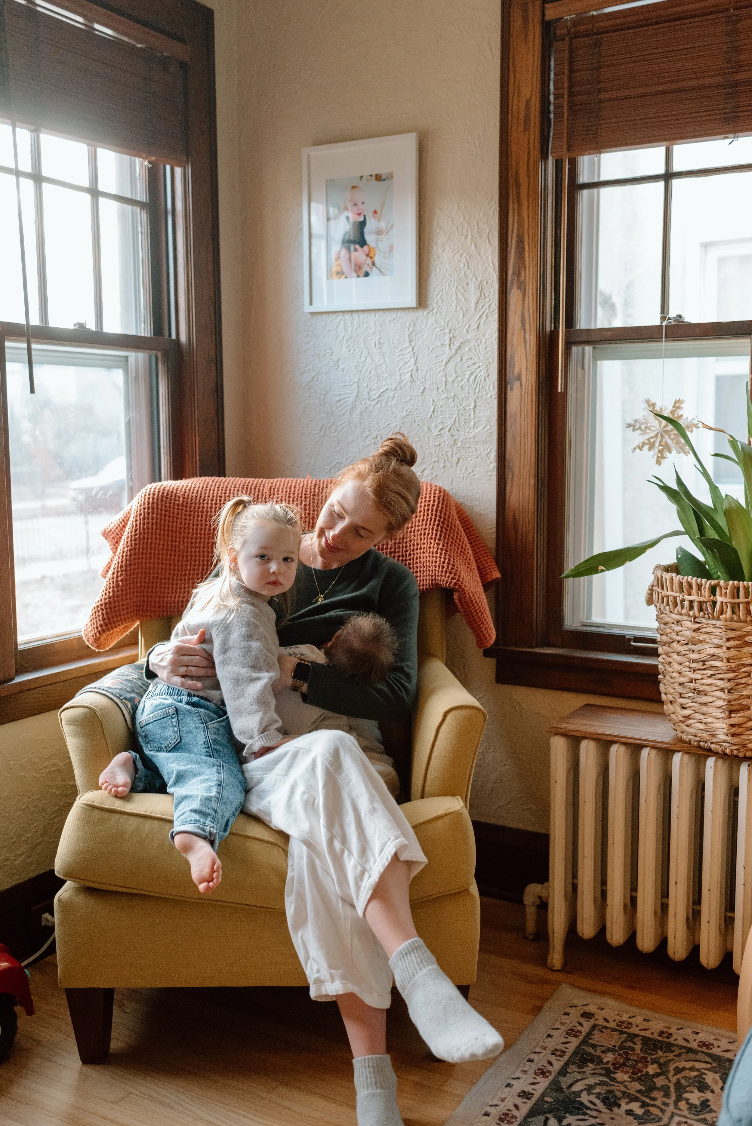 In Home Newborn Session in South Minneapolis | Baby Calvin