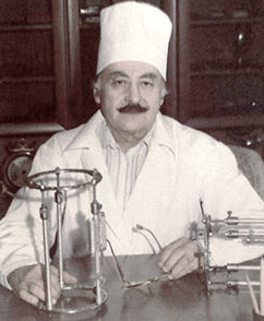 Nope. Not Chef Boy-Ar-Dee. This is Dr. Ilizarov and his ingenious invention.