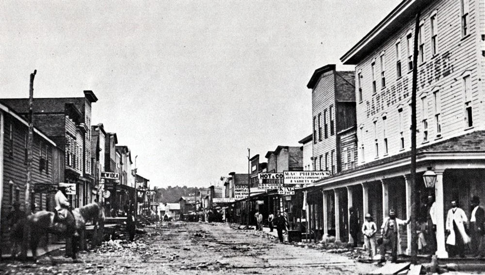 The rough and tumble oil town of Pithole