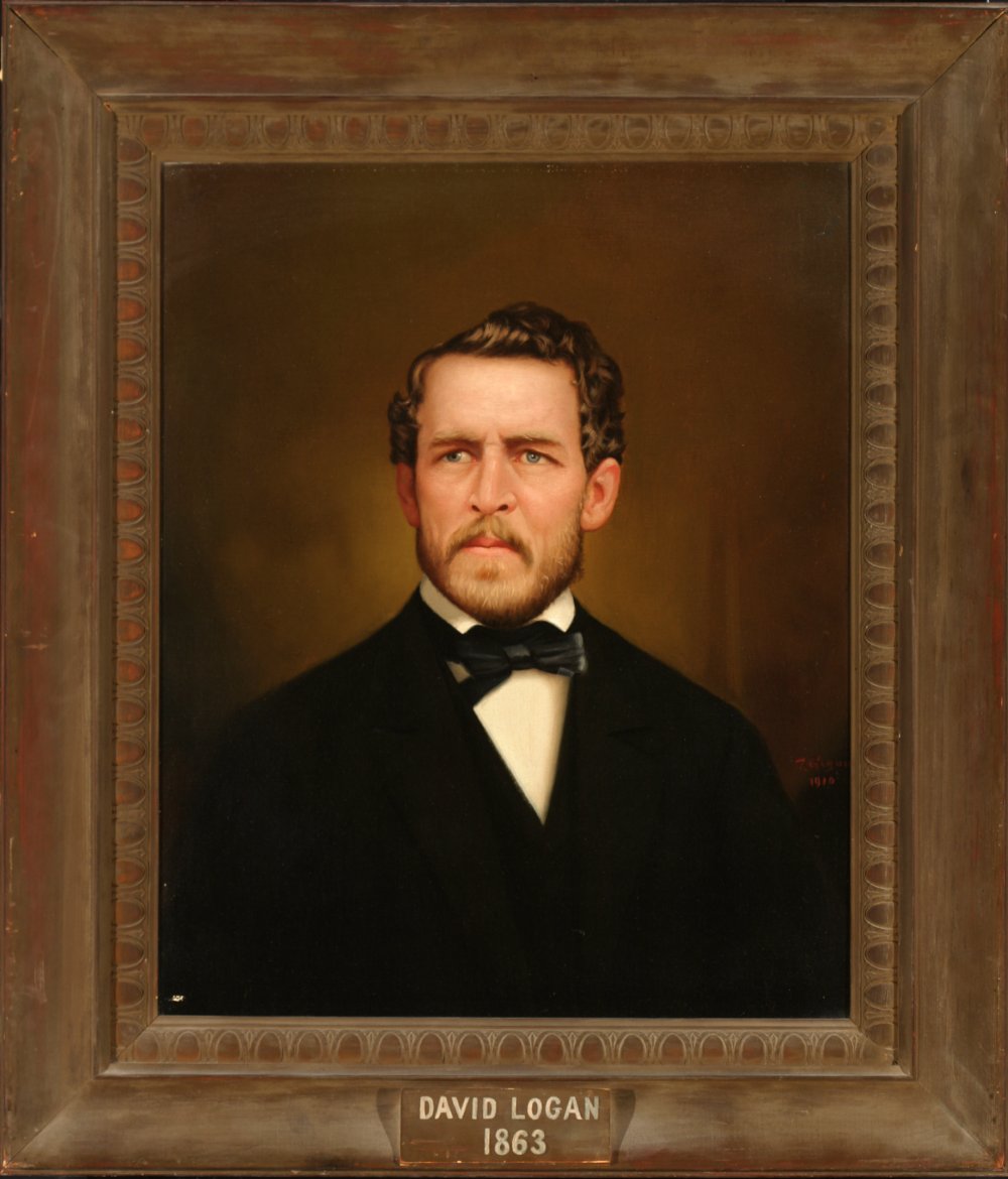 Portrait of David Logan, courtesy Oregon Historical Society