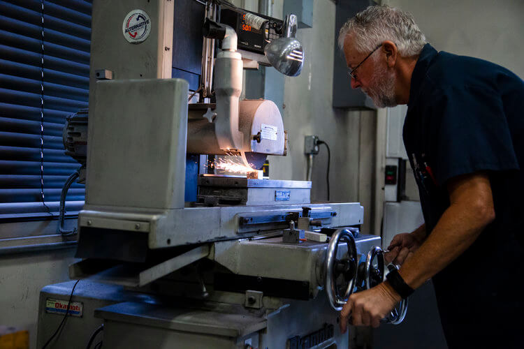 Machinist manufacturing injection mold freeform polymers Logan