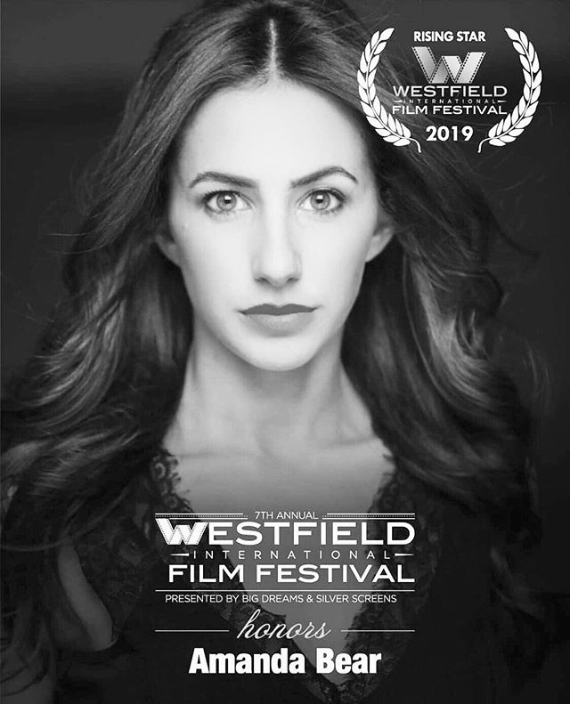 Thank you @westfield_intl_filmfestival for honoring @_amandabear_ as one of your 2019 rising stars! We can&rsquo;t wait to attend the festival - link in bio for tix 🖤