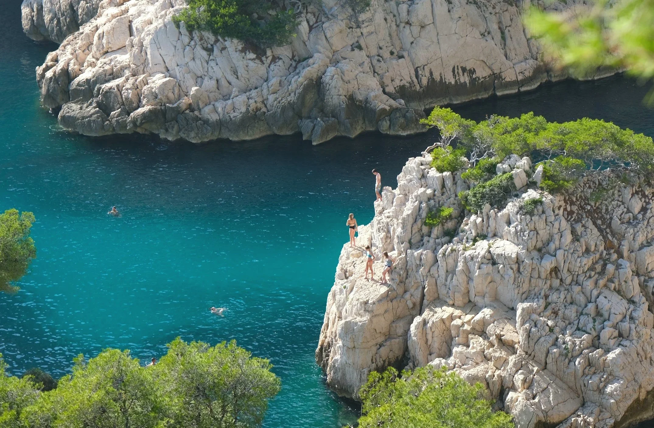 deep dive yoga retreat in cassis france calanques national park