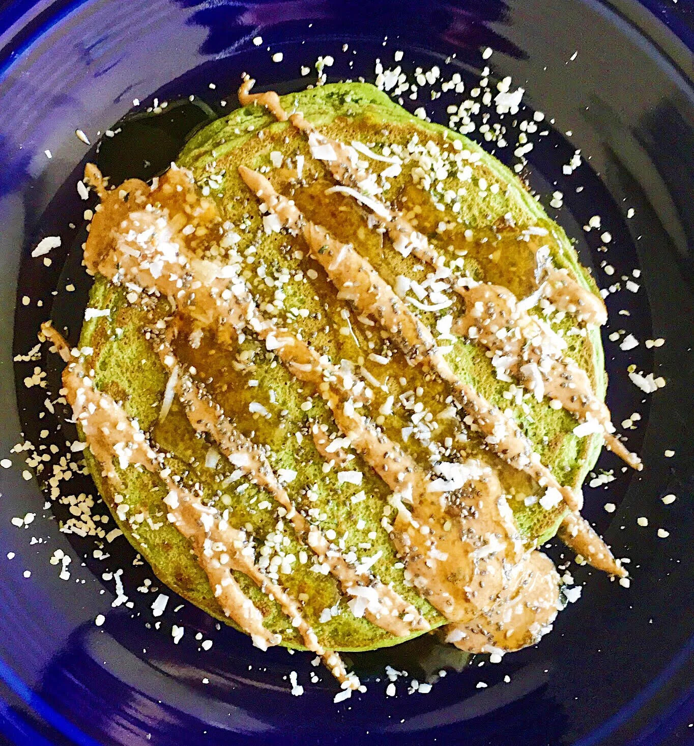 Matcha Morning Pancakes 