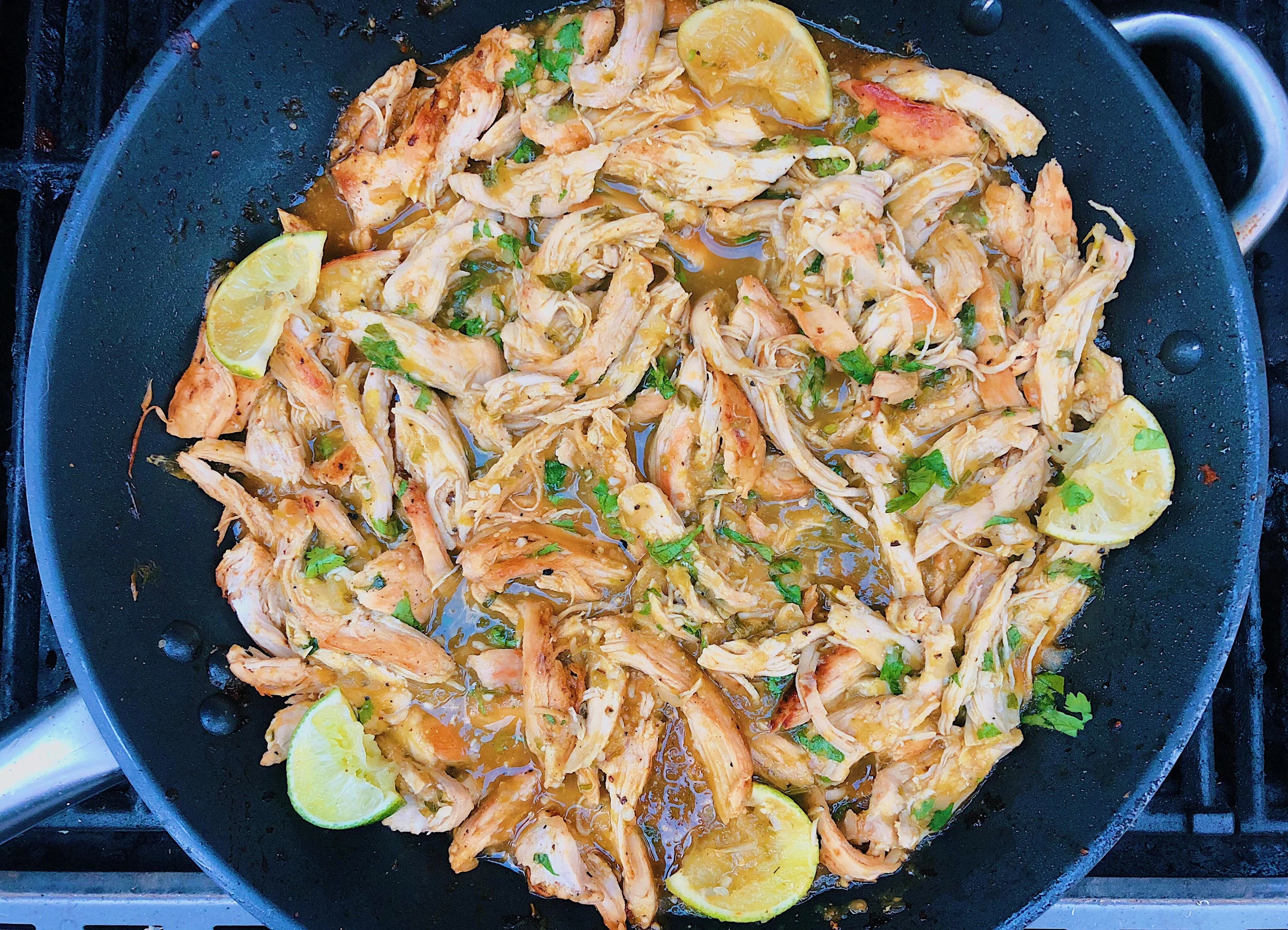 Easy Salsa Verde Chicken (High-Protein One-Pan Meal for Steady Energy)