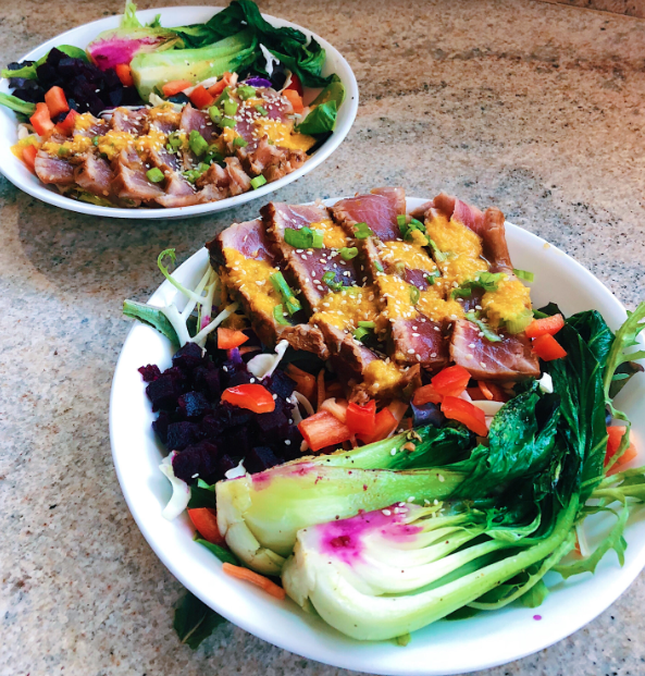 Seared Ahi Tuna Salad 